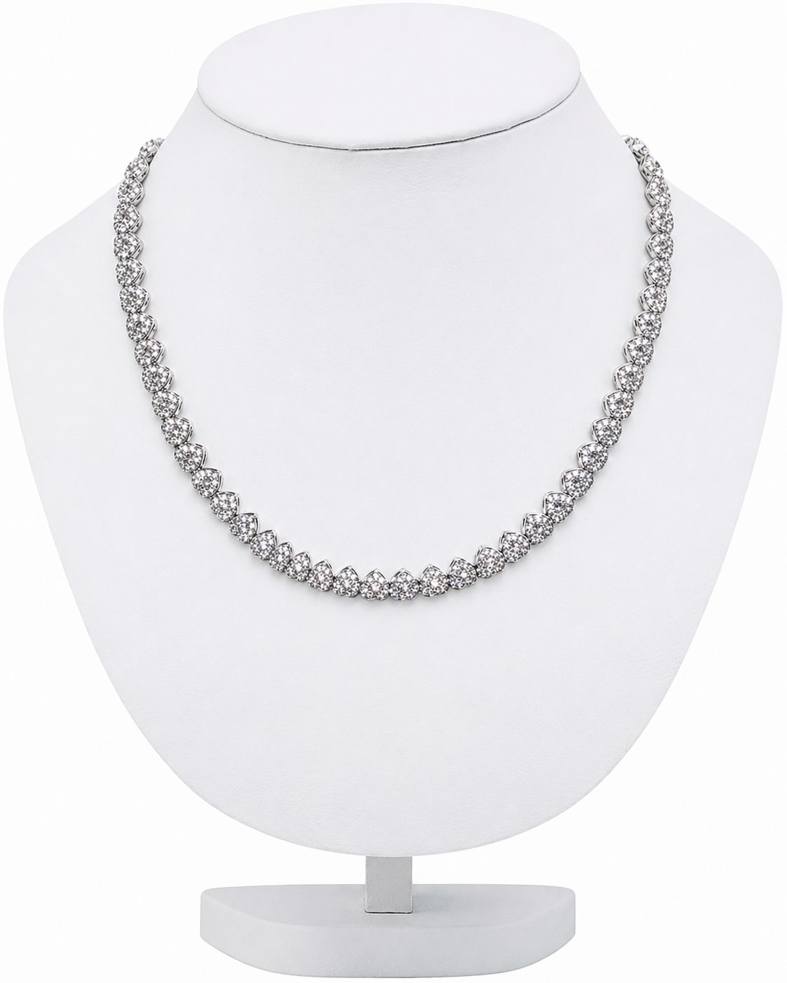 Sky Blue Silver Necklace