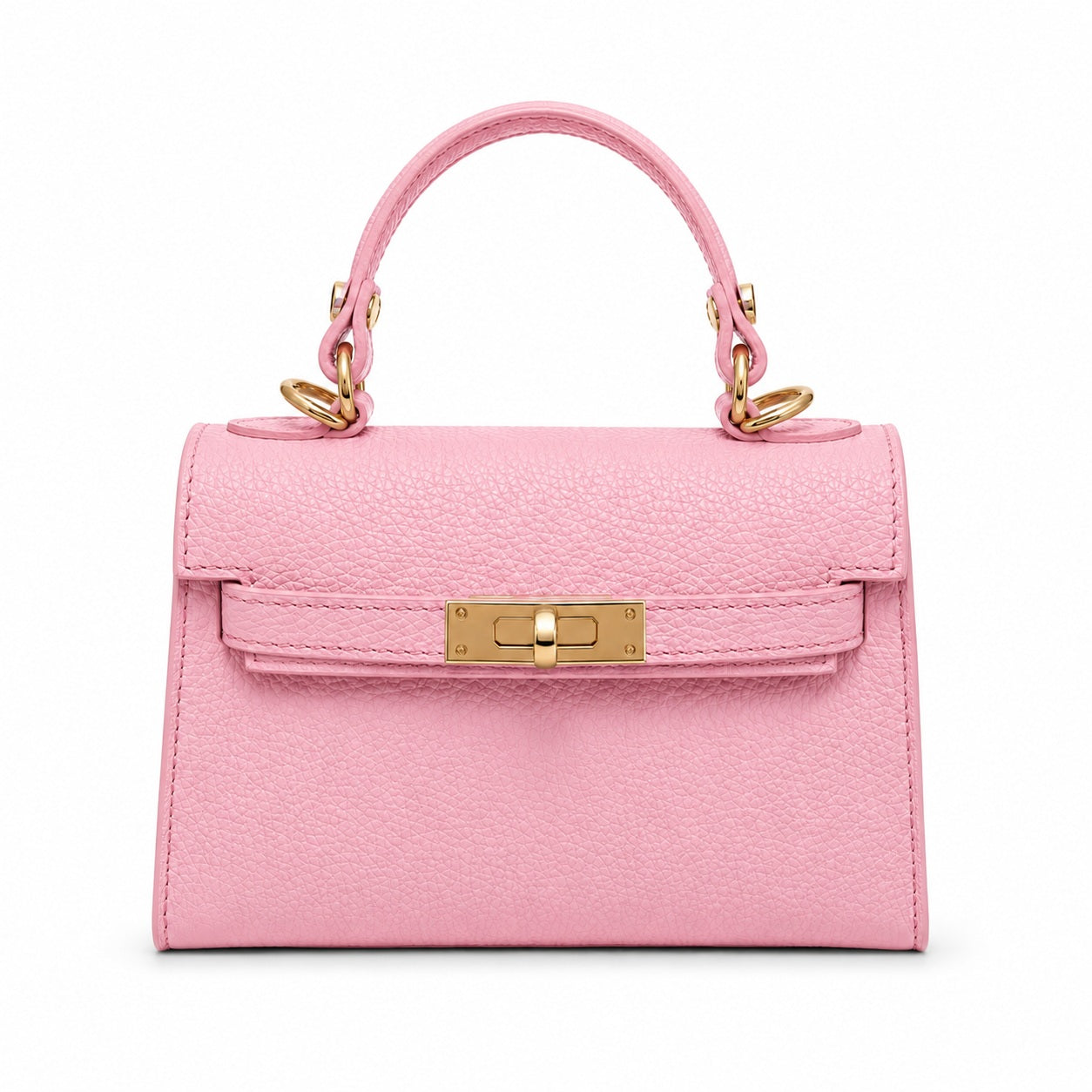 Pink Leather Capri Bag