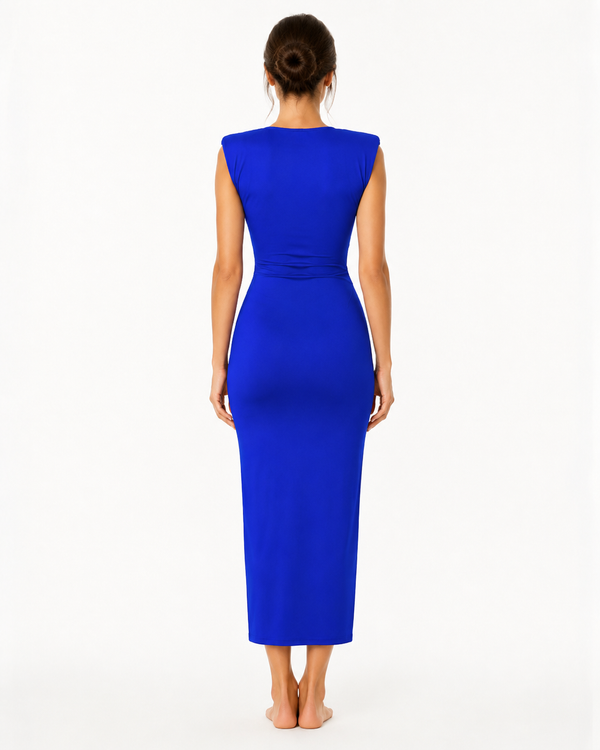 Valeria Royal Blue Midi Dress