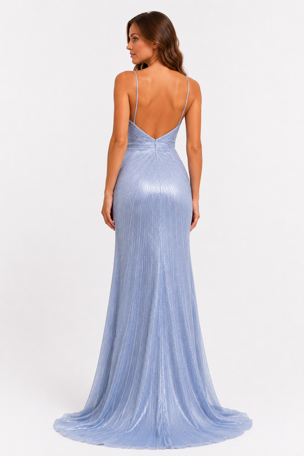 Vestido Celestia Azul Claro