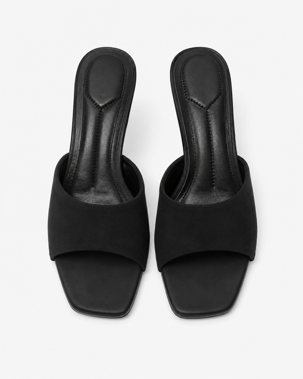 Mule Bianca Black