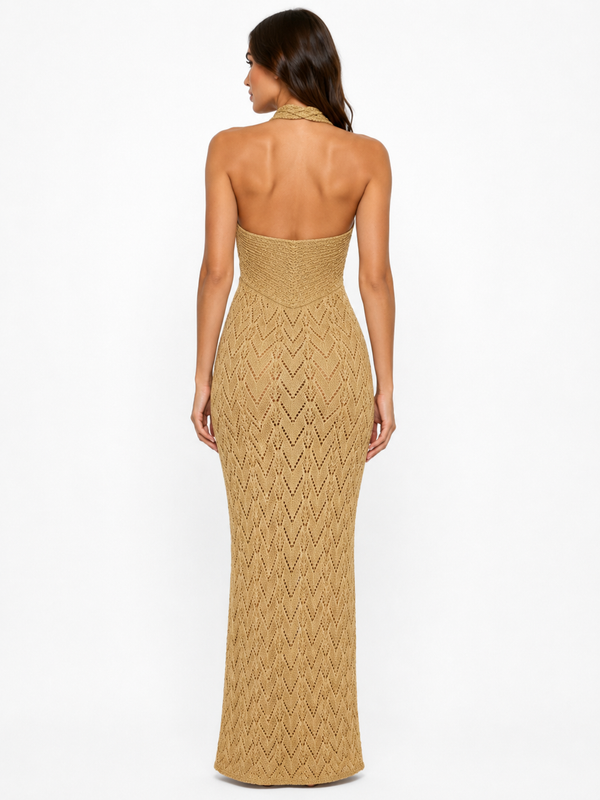 Vestido Naira Dorado