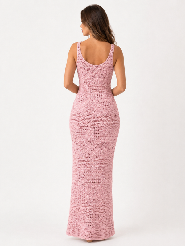 Vestido Velmara Rosa