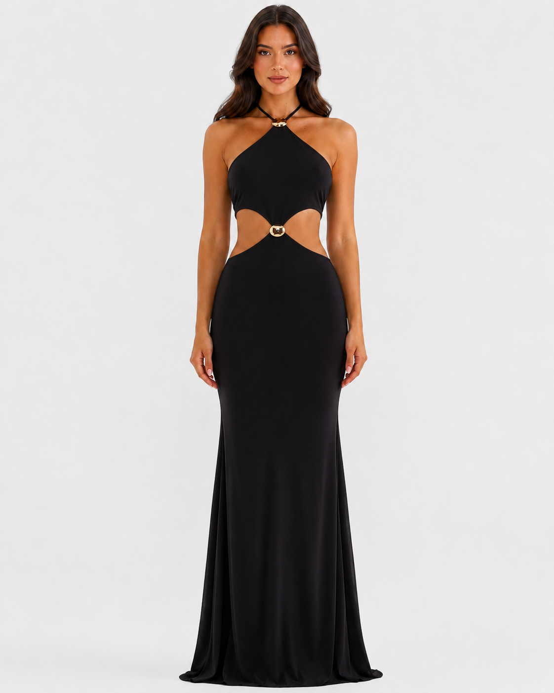 Elara Black Dress