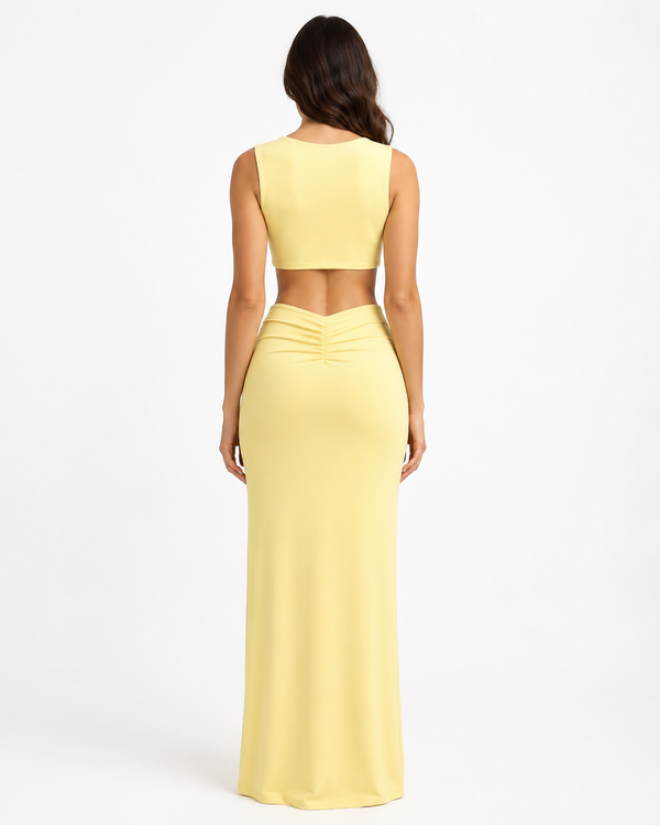 Vestido Sorella Amarillo