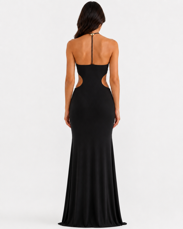 Elara Black Dress