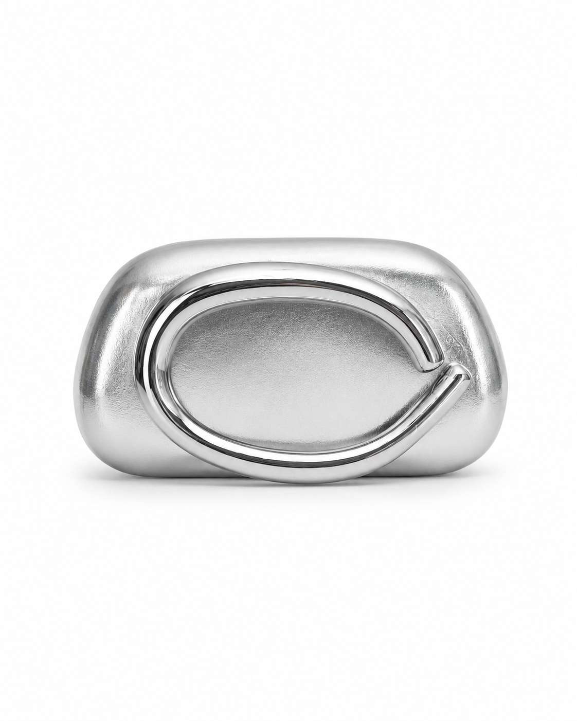 Elodie Silver Clutch