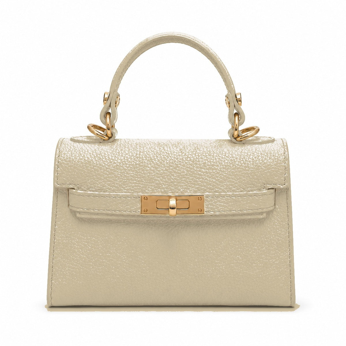 Capri Beige Leather Bag