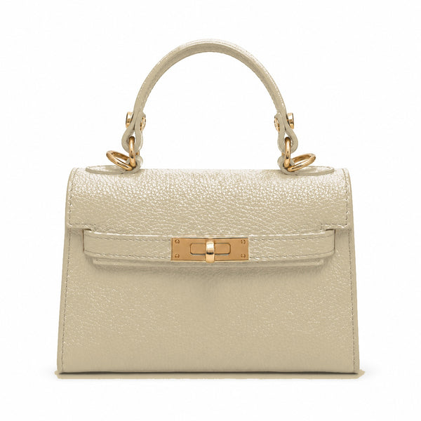 Capri Beige Leather Bag