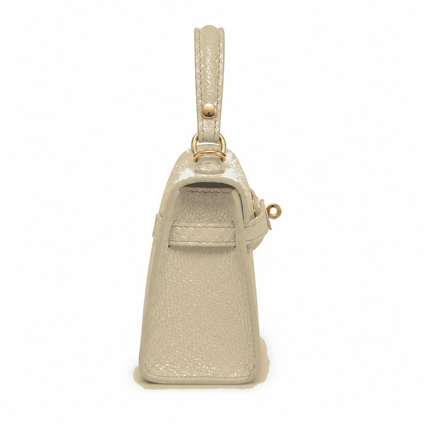 Capri Beige Leather Bag