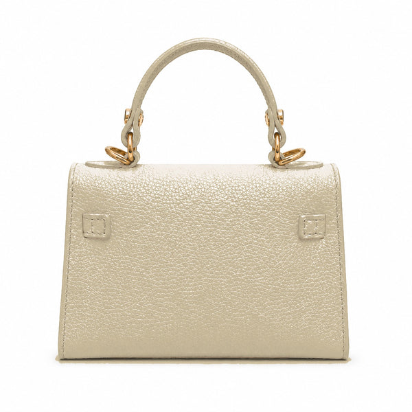 Capri Beige Leather Bag