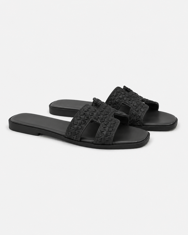 Elite Black Sandal