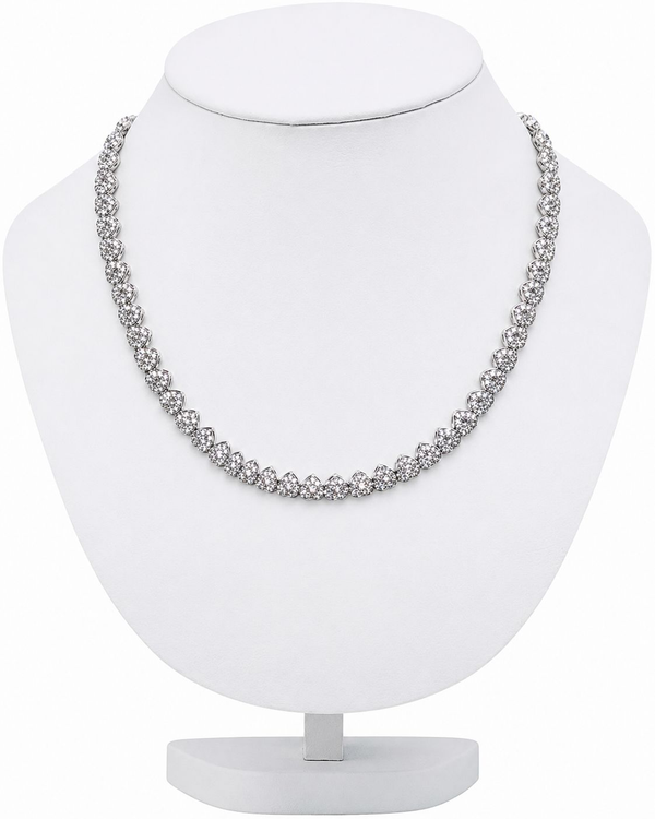 Sky Blue Silver Necklace