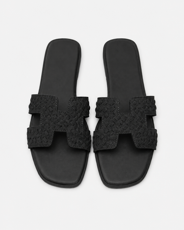 Elite Black Sandal
