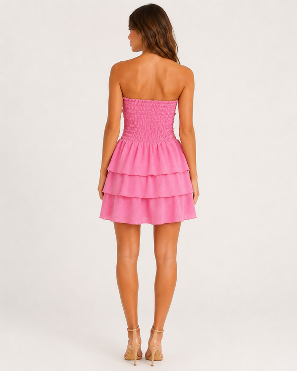 Vestido Corto Amara Rosa