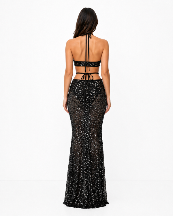 Vestido Largo Élite Negro