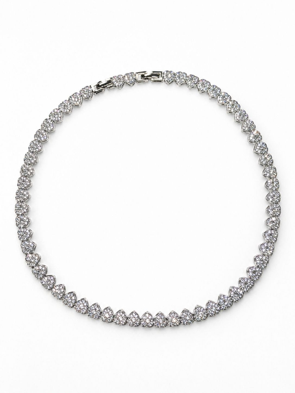 Sky Blue Silver Necklace