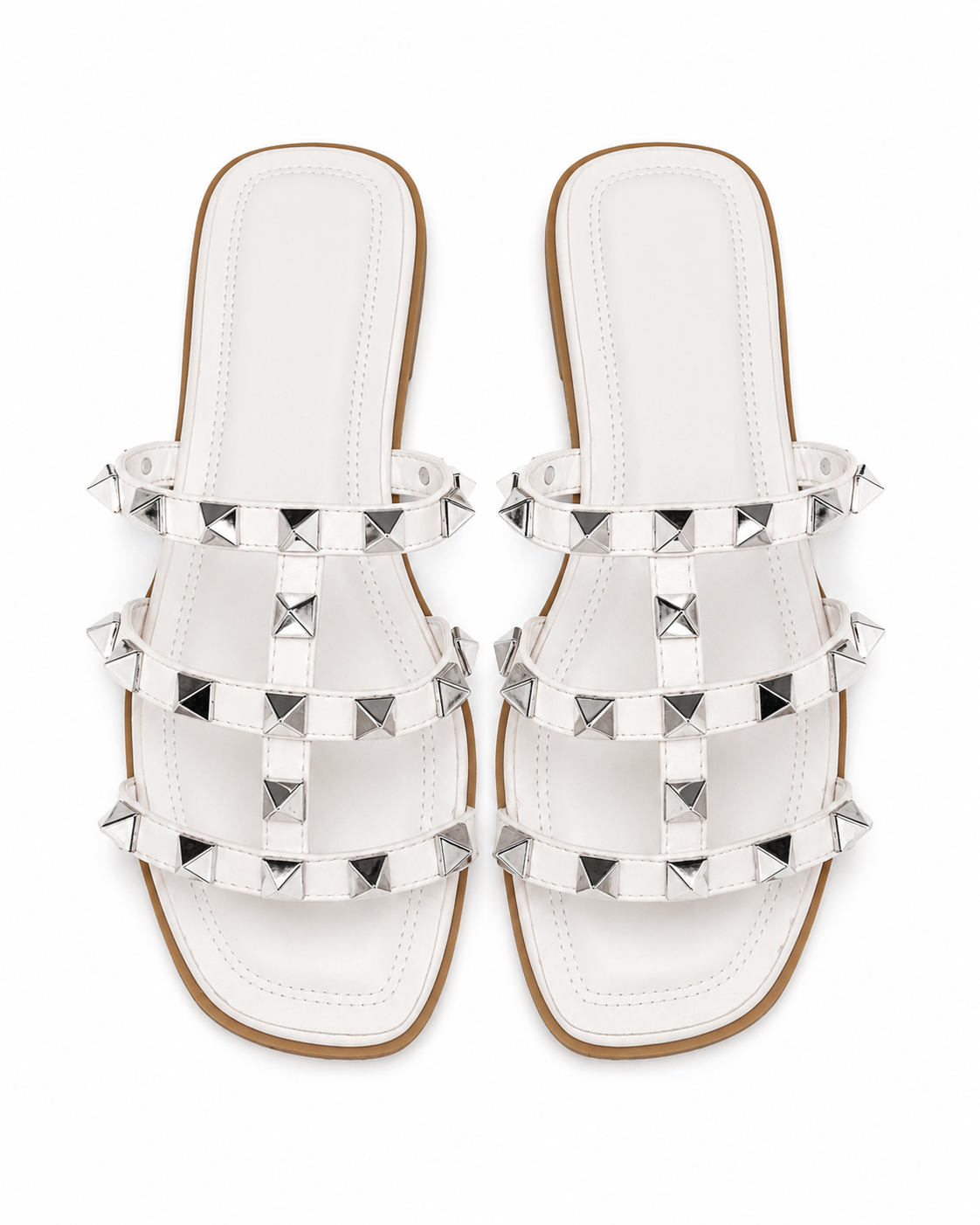 Rome White Sandal