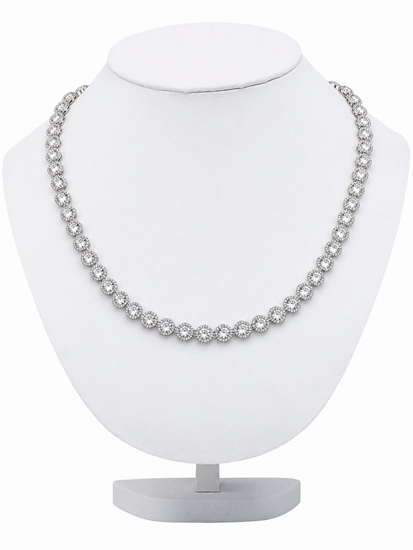 Silver Moon Necklace