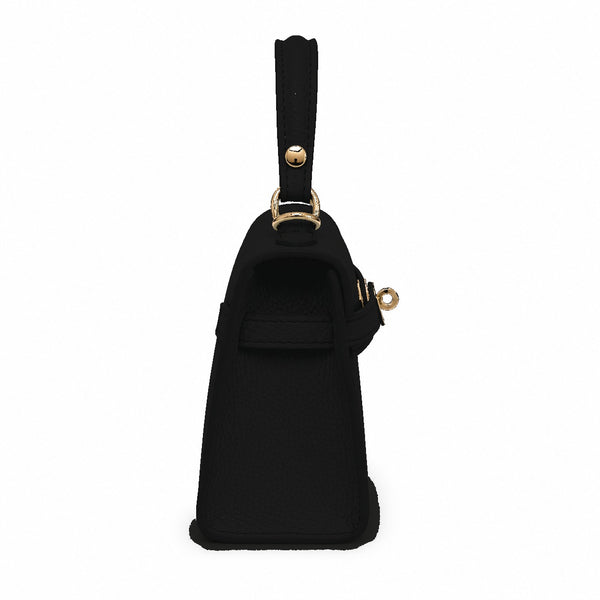 Capri Black Leather Bag