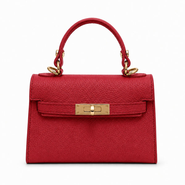 Capri Red Leather Bag