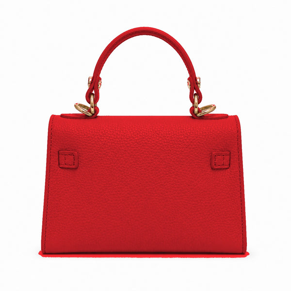 Capri Red Leather Bag