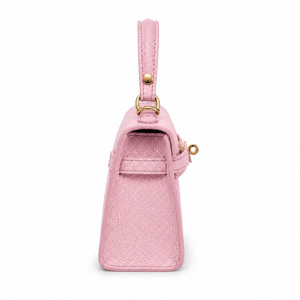 Pink Leather Capri Bag