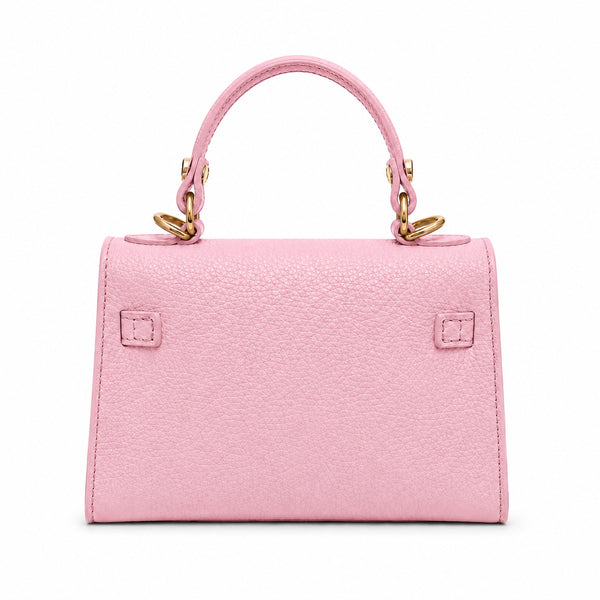 Pink Leather Capri Bag