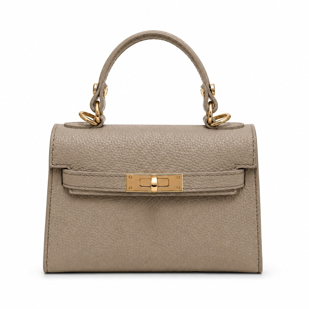 Capri Sand Leather Handbag