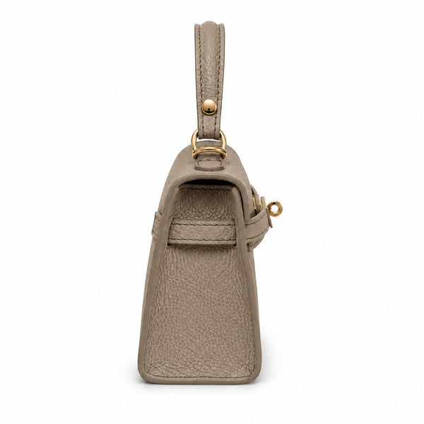 Capri Sand Leather Handbag