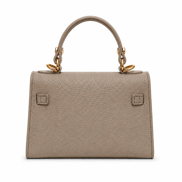 Capri Sand Leather Handbag